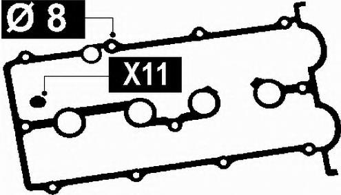 RK3352 BGA junta de la tapa de válvulas del motor