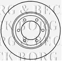 BBD4642 Borg&beck freno de disco delantero