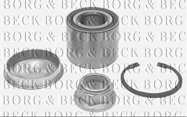 BWK1233 Borg&beck cojinete de rueda trasero