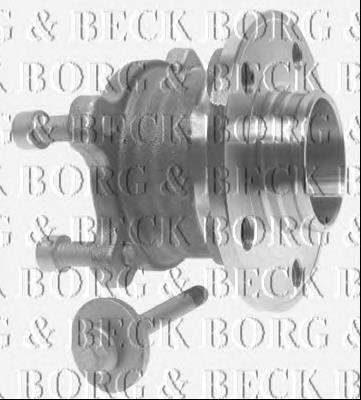 BWK1232 Borg&beck cubo de rueda trasero