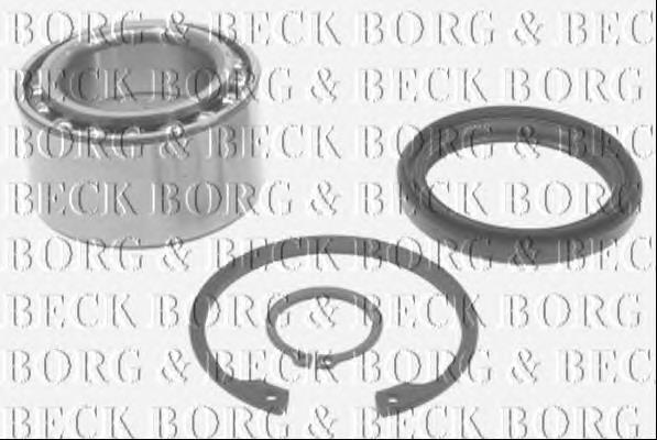 BWK1235 Borg&beck cojinete de rueda delantero