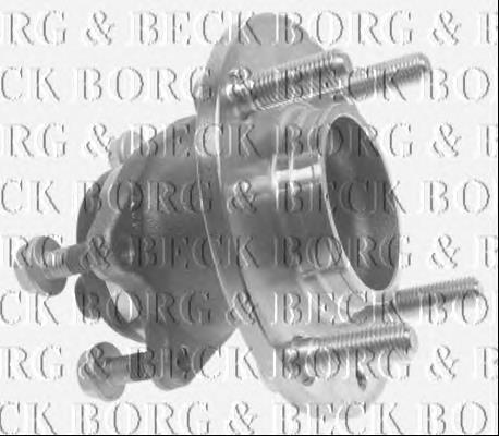 BWK1227 Borg&beck cubo de rueda trasero