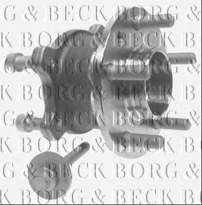 BWK1223 Borg&beck cojinete de rueda trasero