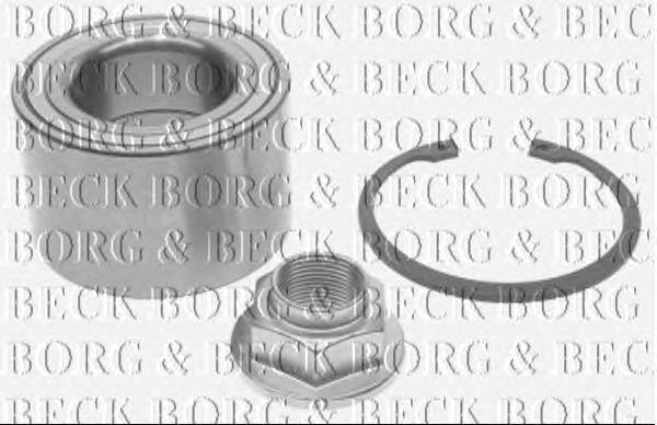 BWK1224 Borg&beck cojinete de rueda trasero