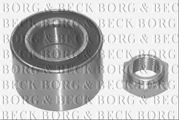 BWK286 Borg&beck cojinete de rueda trasero