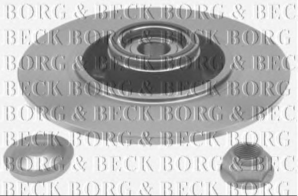 BWK1261 Borg&beck disco de freno trasero