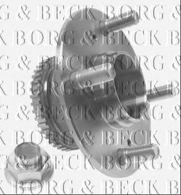 BWK1276 Borg&beck cubo de rueda trasero