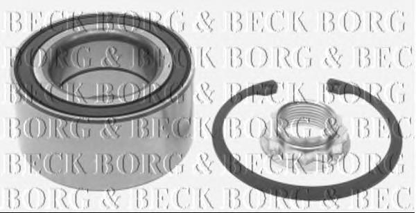 BWK1018 Borg&beck cojinete de rueda trasero