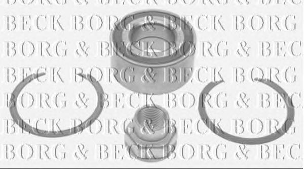 BWK1077 Borg&beck cojinete de rueda delantero