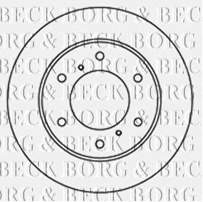 BBD4692 Borg&beck freno de disco delantero