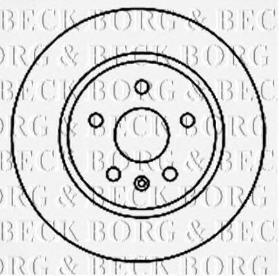 BBD4766 Borg&beck disco de freno trasero