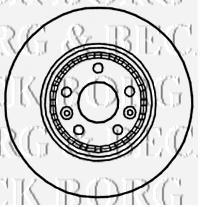 BBD4781 Borg&beck freno de disco delantero