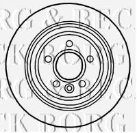BBD4785 Borg&beck disco de freno trasero