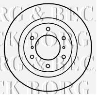 BBD4754 Borg&beck freno de disco delantero