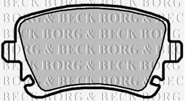 BBP2139 Borg&beck pastillas de freno traseras