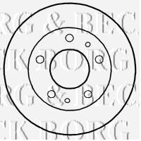 BBD4801 Borg&beck freno de disco delantero