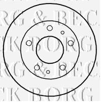 BBD4802 Borg&beck freno de disco delantero