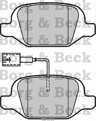 BBP2312 Borg&beck pastillas de freno delanteras