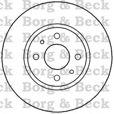 BBD5242 Borg&beck freno de disco delantero