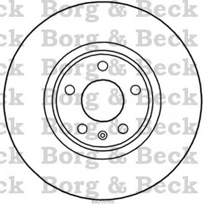 BBD5990S Borg&beck freno de disco delantero