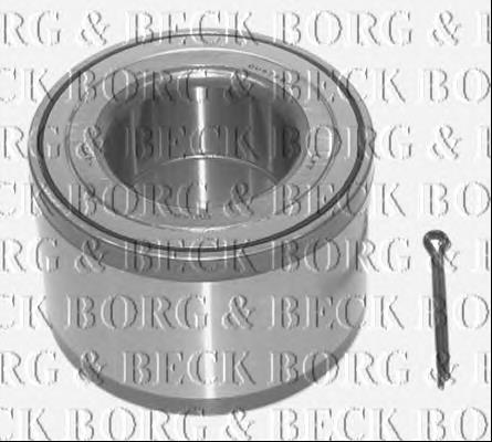 BWK838 Borg&beck cojinete de rueda trasero