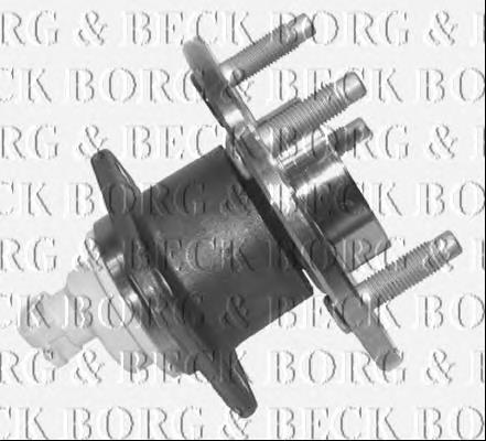 BWK849 Borg&beck cubo de rueda trasero