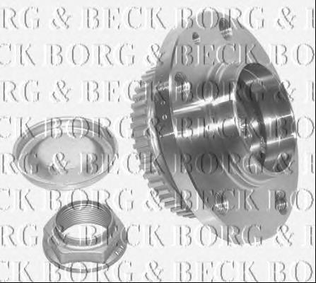 BWK791 Borg&beck cubo de rueda trasero