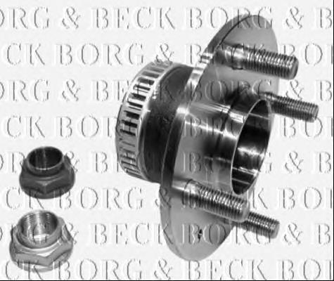 BWK803 Borg&beck cubo de rueda trasero