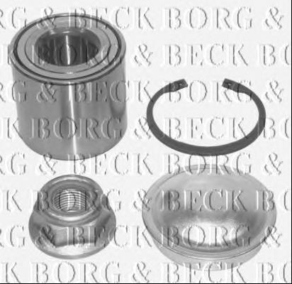 BWK966 Borg&beck cojinete de rueda trasero