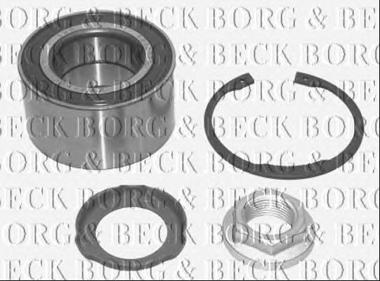 BWK482 Borg&beck cojinete de rueda trasero