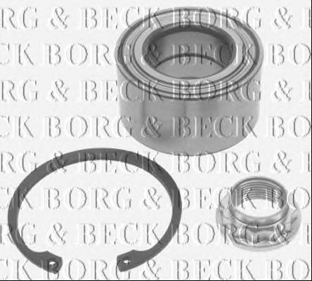 BWK480 Borg&beck cojinete de rueda trasero