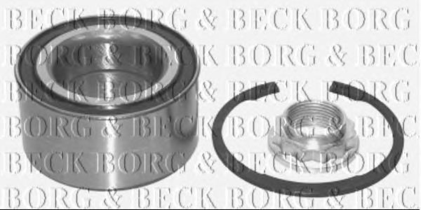 BWK481 Borg&beck cojinete de rueda trasero