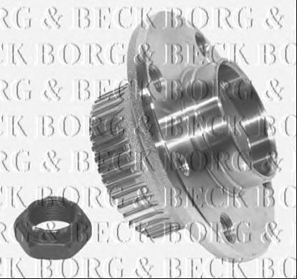 BWK505 Borg&beck cubo de rueda trasero