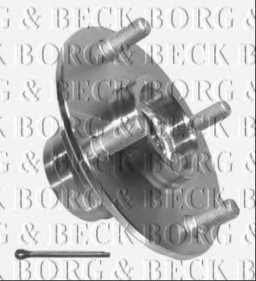 BWK610 Borg&beck cubo de rueda trasero