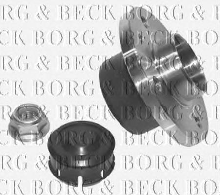 BWK713 Borg&beck cubo de rueda trasero