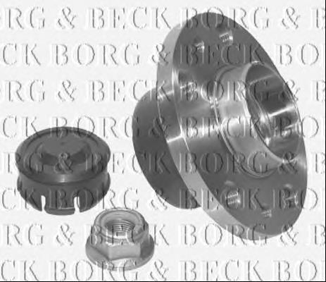 BWK712 Borg&beck cubo de rueda trasero