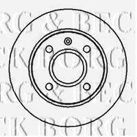 BBD4016 Borg&beck freno de disco delantero