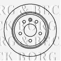 BBD4148 Borg&beck disco de freno trasero