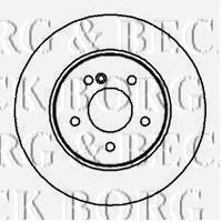 BBD4192 Borg&beck disco de freno trasero