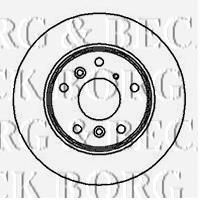 BBD4057 Borg&beck freno de disco delantero