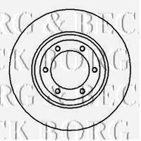 BBD4030 Borg&beck freno de disco delantero
