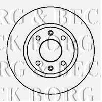 BBD4078 Borg&beck freno de disco delantero