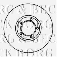 BBD4089 Borg&beck freno de disco delantero