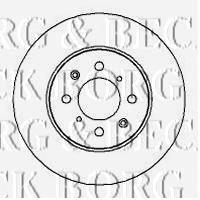 BBD4082 Borg&beck freno de disco delantero