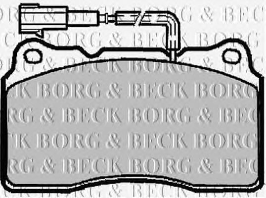 BBP1918 Borg&beck pastillas de freno delanteras