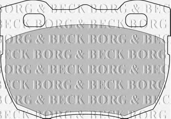 BBP1496 Borg&beck pastillas de freno traseras