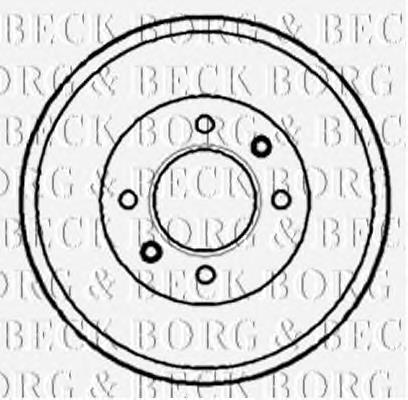 BBR7072 Borg&beck freno de tambor trasero