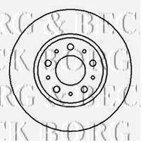 BBD4940 Borg&beck freno de disco delantero