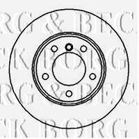 BBD4952 Borg&beck freno de disco delantero