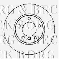 BBD4951 Borg&beck freno de disco delantero